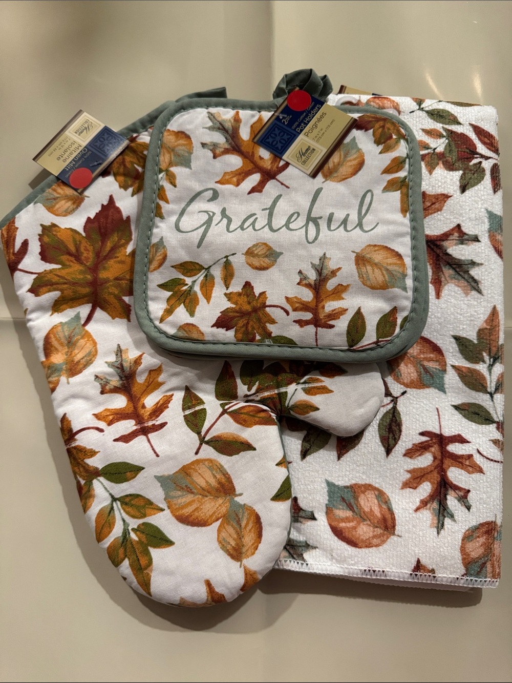 Cider And Sage Autumn Kitchen Linen Collection NEW 🏷️